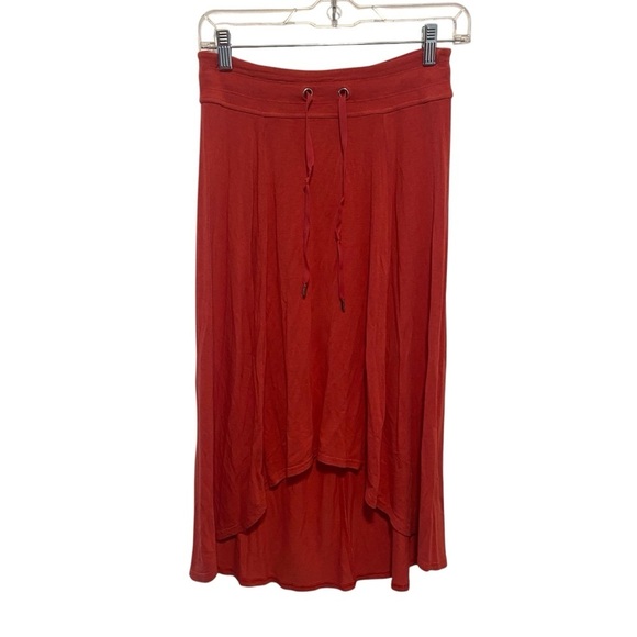 Athleta Women’s Beachcomber Skirt Size XS High Low Midi Drawstring - Picture 1 of 10